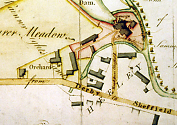 Close-up of Heeley Mill, 1770