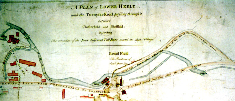 Map of Lower Heeley, 1775